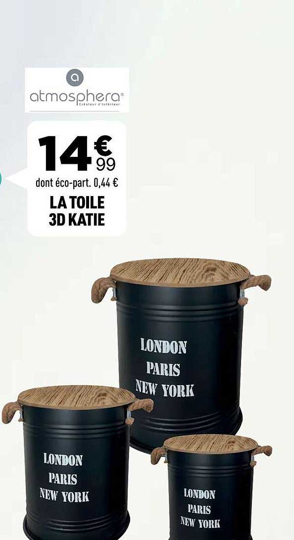 LA TOILE 3D KATIE