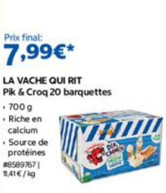 LA VACHE QUI RIT Pik & Croq 20 barquettes
