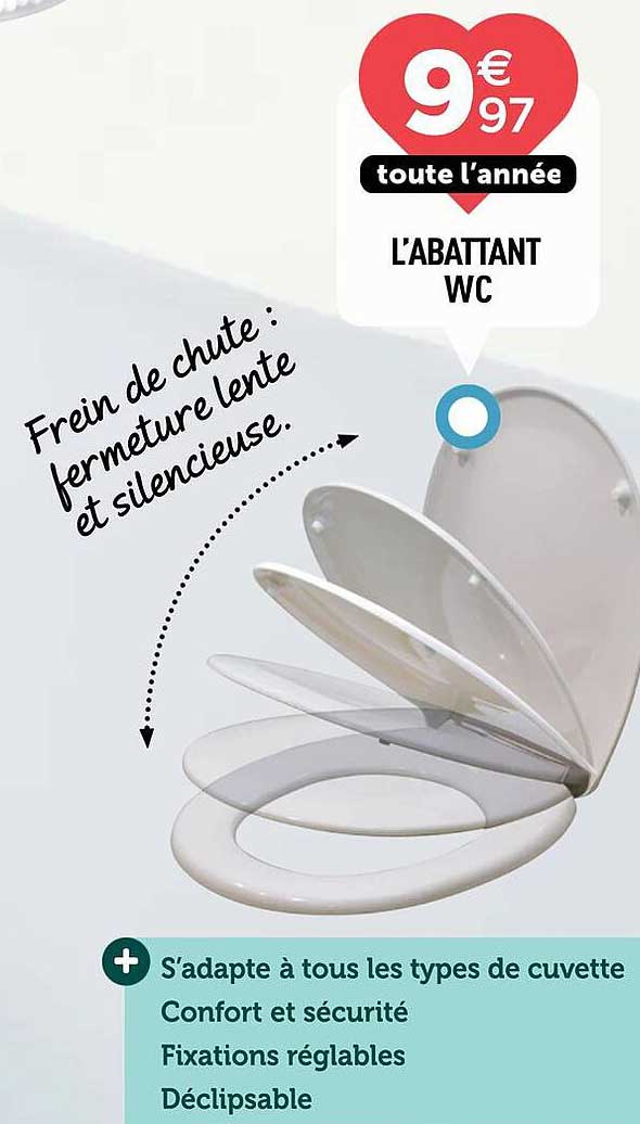 L'ABATTANT WC
