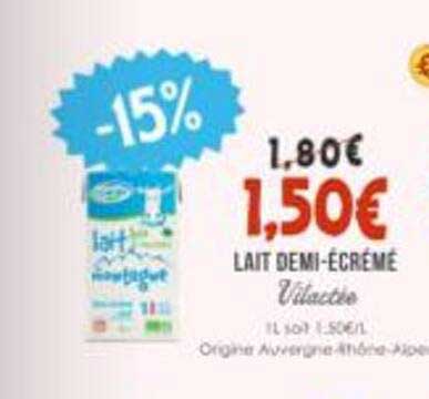 LAIT DEMI-ÉCRÉMÉ