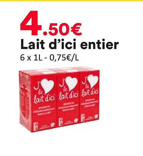 Lait d’ici entier