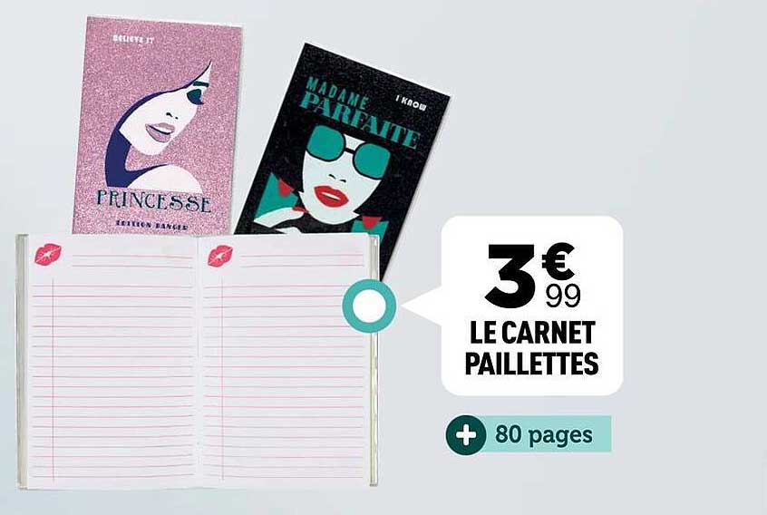 LE CARNET PAILLETTES