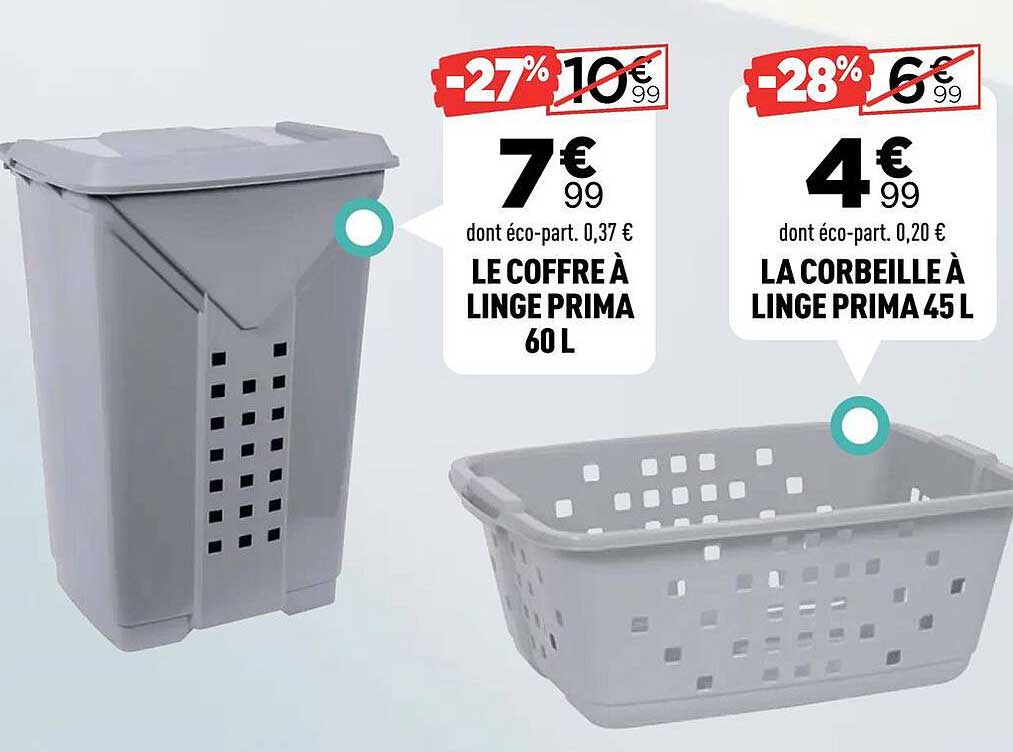 LE COFFRE À LINGE PRIMA 60 L