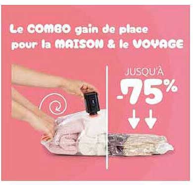 Le combo gain de place pour la maison & le voyage