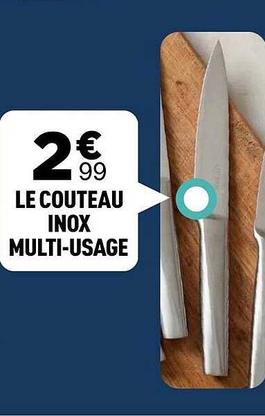 LE COUTEAU INOX MULTI-USAGE