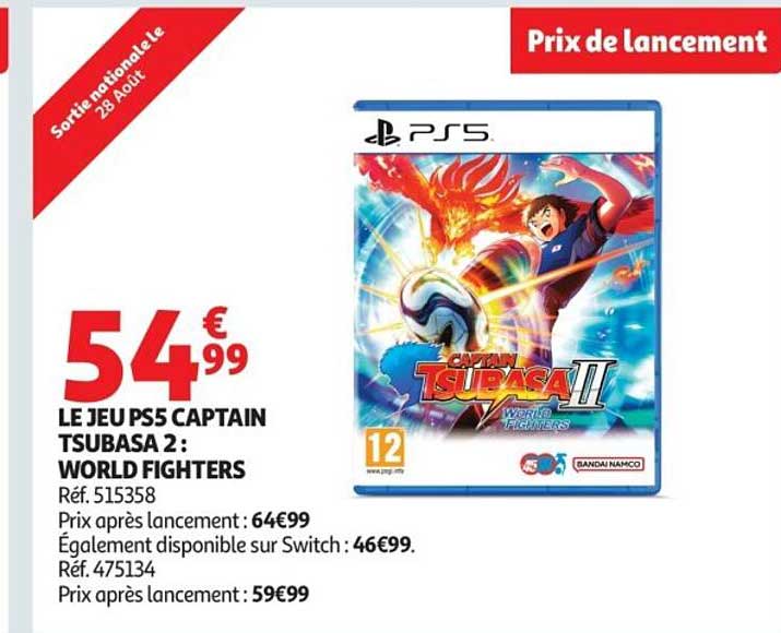 LE JEU PS5 CAPTAIN TSUBASA 2 : WORLD FIGHTERS