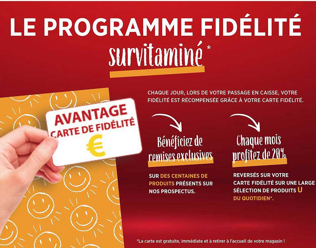 LE PROGRAMME FIDÉLITÉ survitaminé