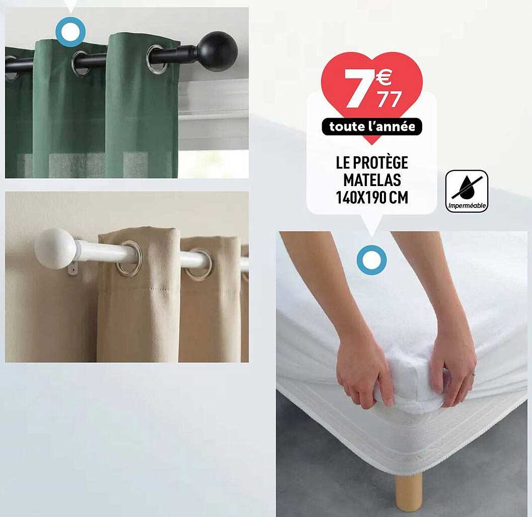 LE PROTÈGE MATELAS 140X190 CM