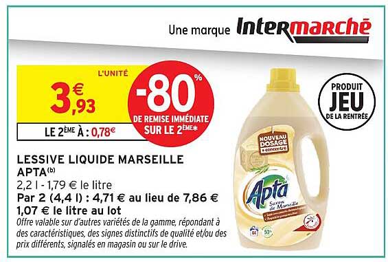 LESSIVE LIQUIDE MARSEILLE APTA