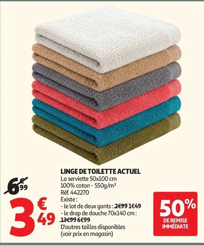 LINGE DE TOILETTE ACTUEL