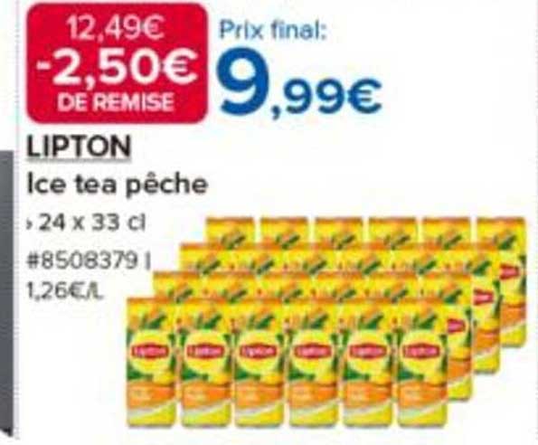 LIPTON Ice tea pêche