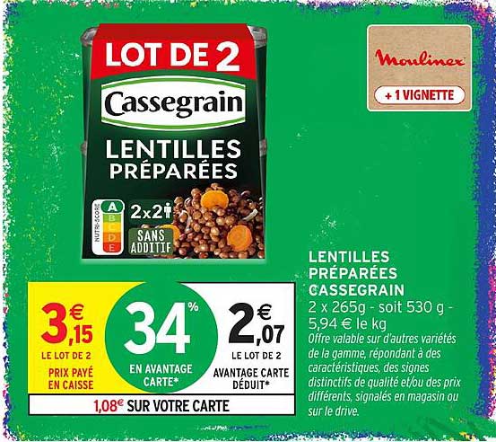 LOT DE 2 Cassegrain LENTILLES PRÉPARÉES