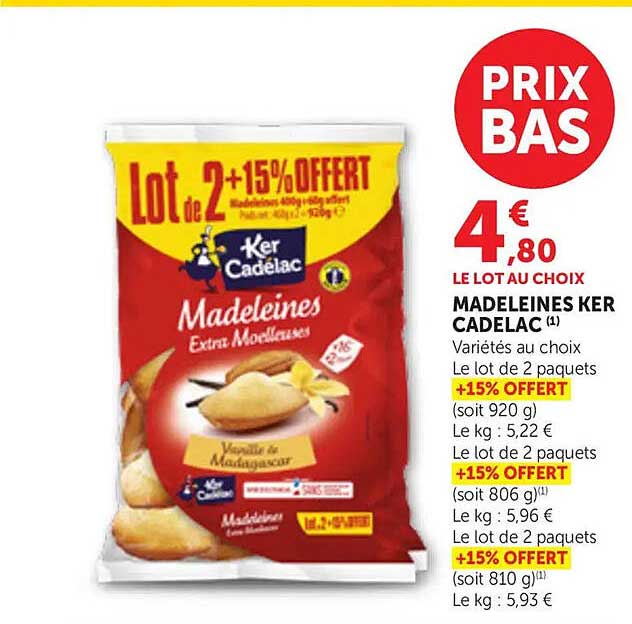 MADELEINES KER CADELAC