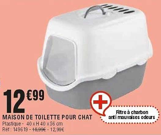 MAISON DE TOILETTE POUR CHAT