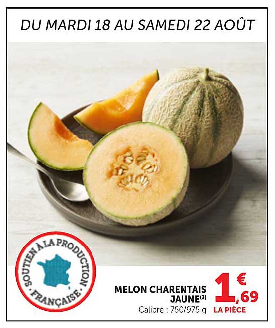 MELON CHARENTAIS JAUNE(3)