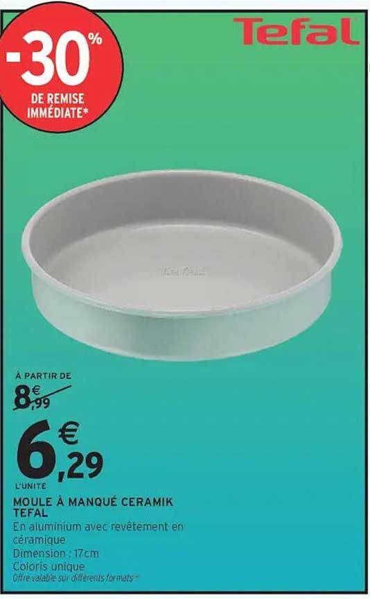 MOULE À MANQUÉ CERAMIK TEFAL