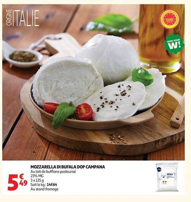 MOZZARELLA DI BUFALA DOP CAMPANA