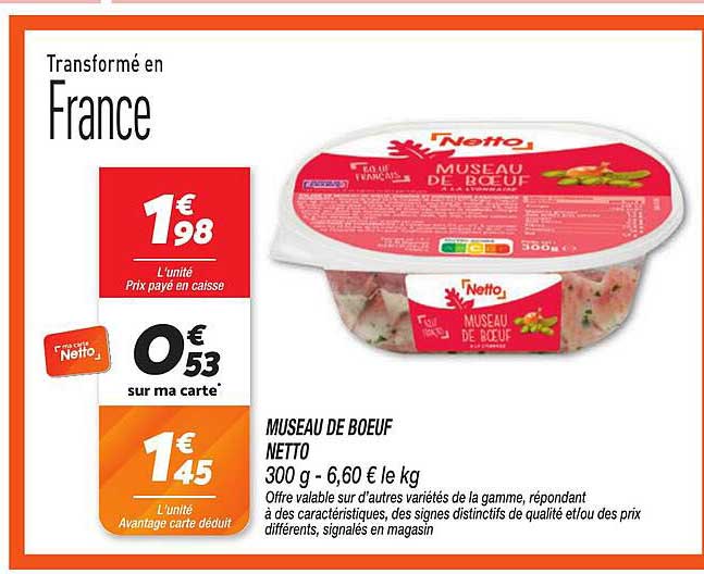 MUSEAU DE BOEUF NETTO