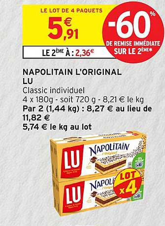 NAPOLITAIN L'ORIGINAL LU