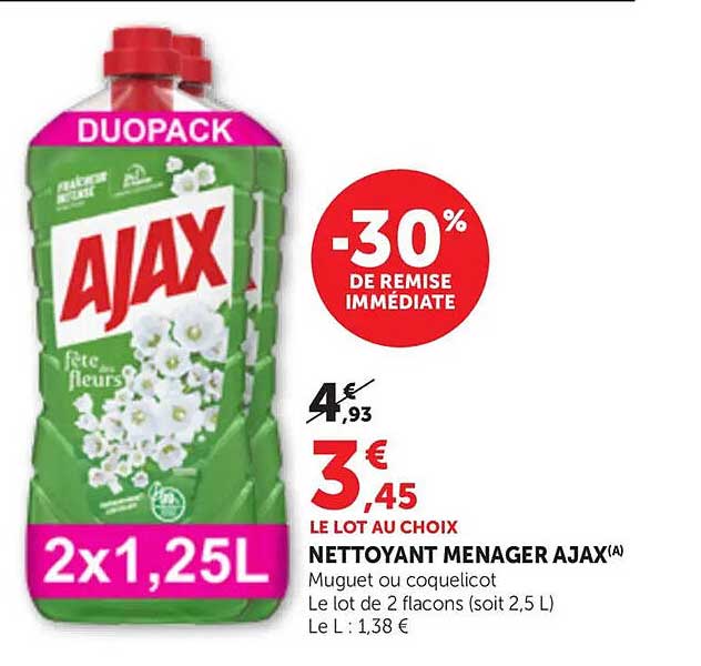 NETTOYANT MENAGER AJAX(A)