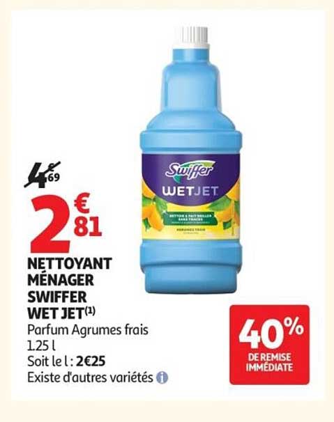 NETTOYANT MÉNAGER SWIFFER WET JET