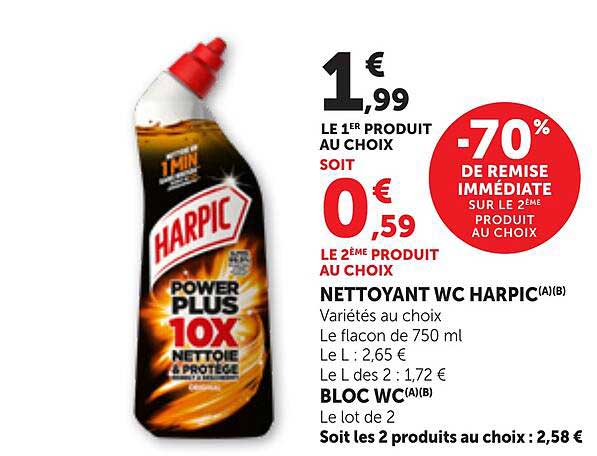 NETTOYANT WC HARPIC