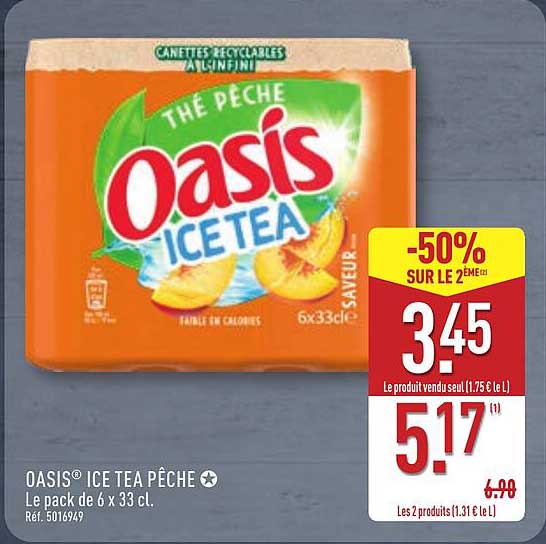 OASIS® ICE TEA PÊCHE
