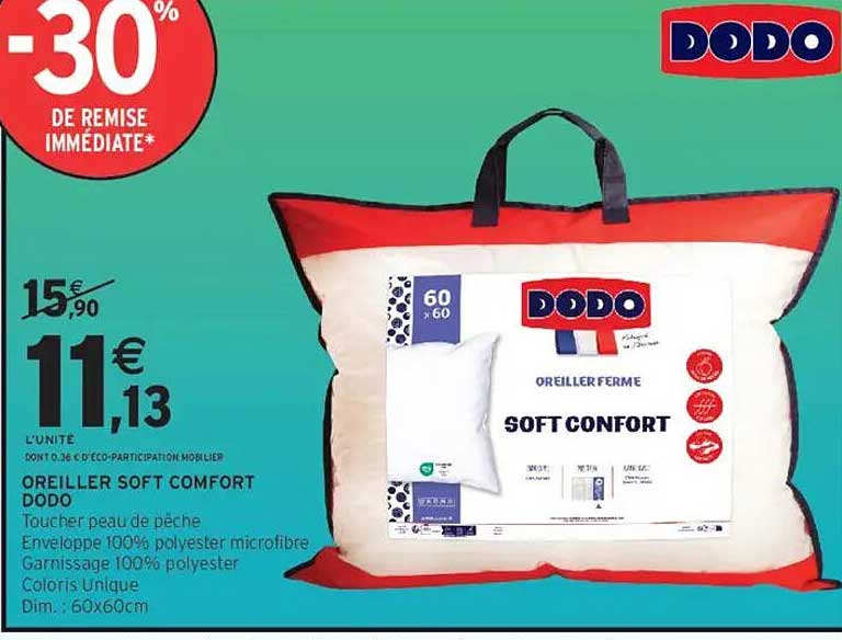 OREILLER SOFT COMFORT DODO