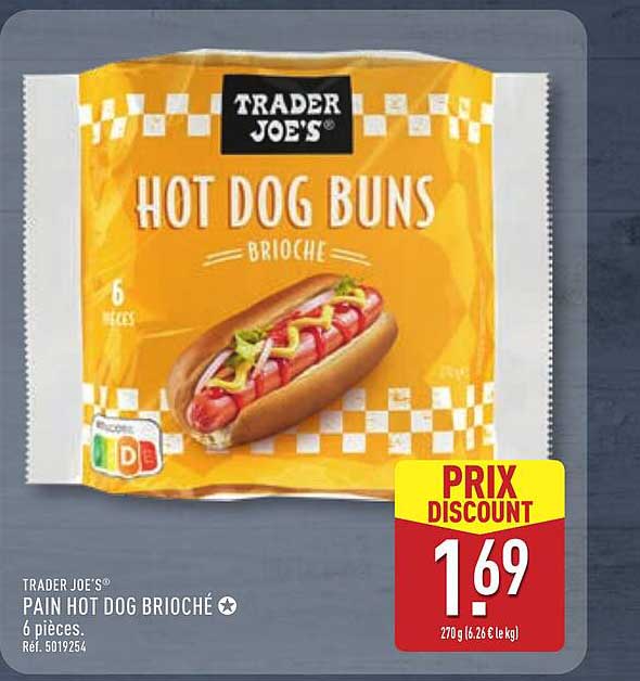 PAIN HOT DOG BRIOCHÉ