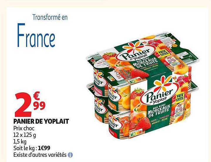 PANIER DE YOPLAIT