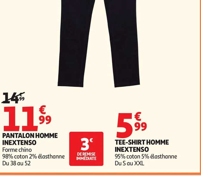 PANTALON HOMME INEXTENSO