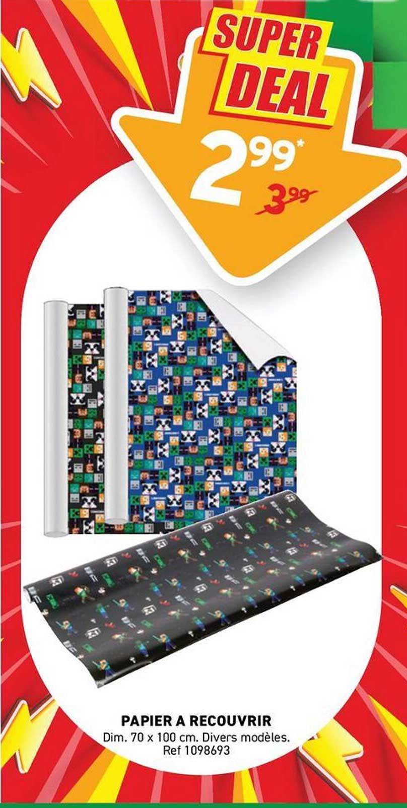 PAPIER A RECOUVRIR