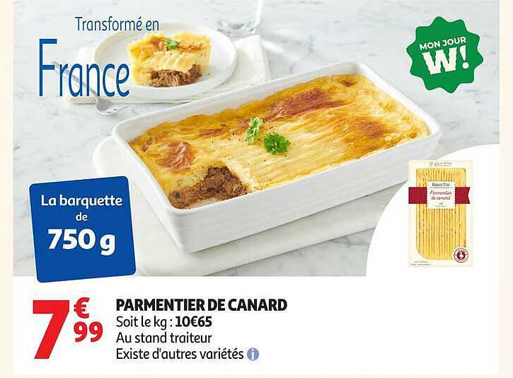 PARMENTIER DE CANARD