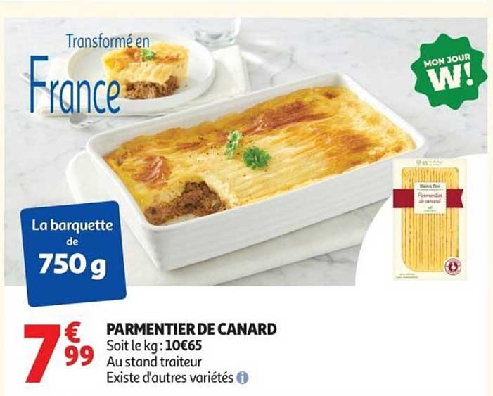 PARMENTIER DE CANARD