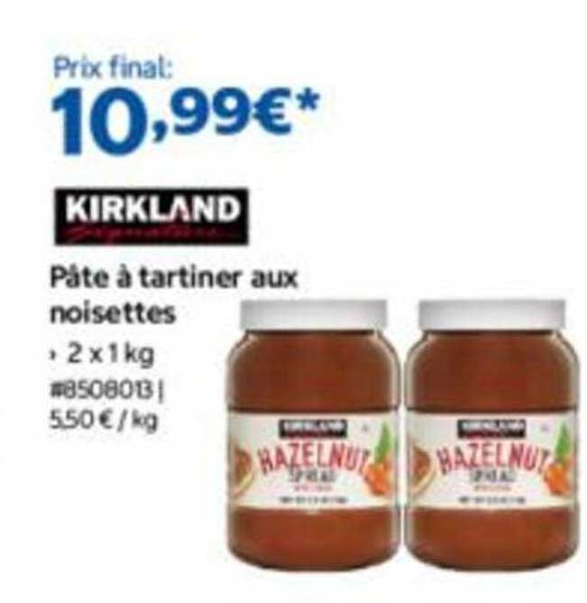 Pâte à tartiner aux noisettes