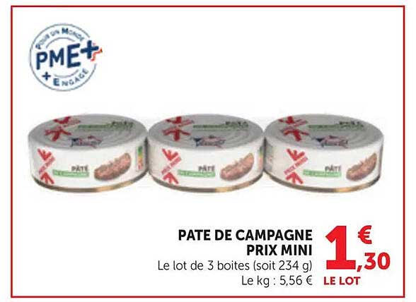 PATE DE CAMPAGNE PRIX MINI