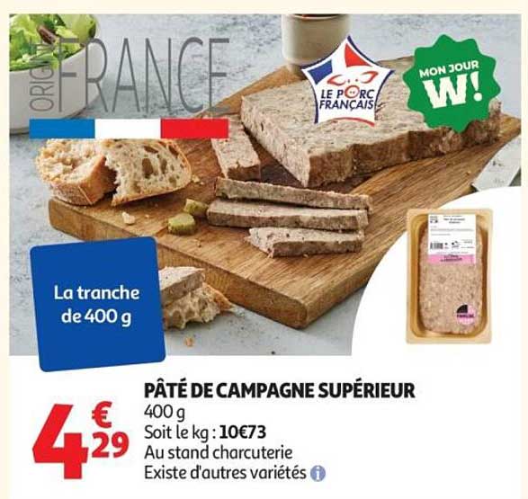 PÂTÉ DE CAMPAGNE SUPÉRIEUR