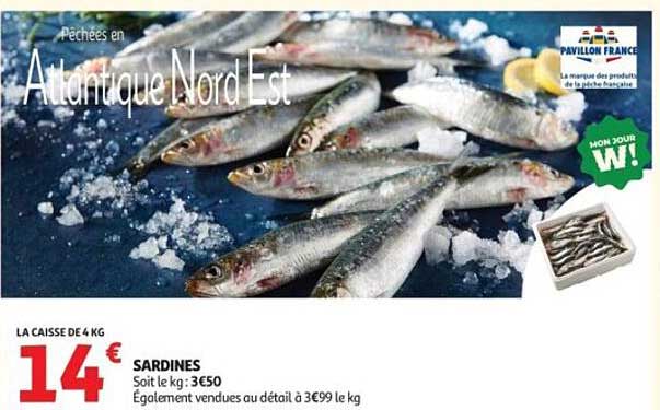 Pêchées en Atlantique Nord Est