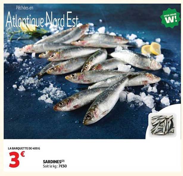 Pêchées en Atlantique Nord Est