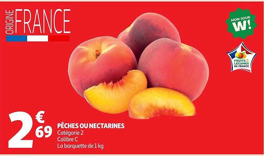 PÊCHES OU NECTARINES