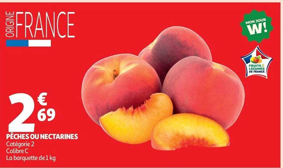 PÊCHES OU NECTARINES
