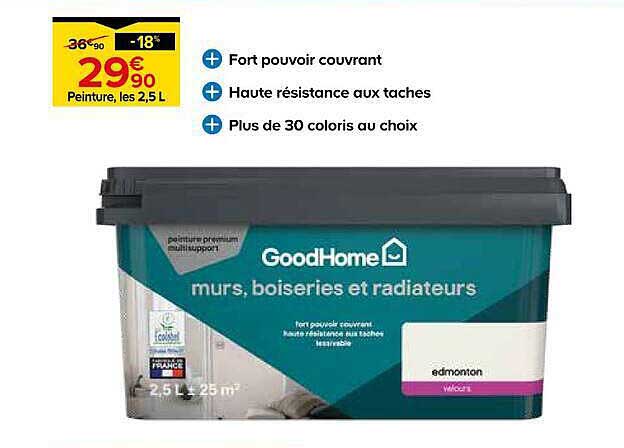 Peinture, les 2,5 L
