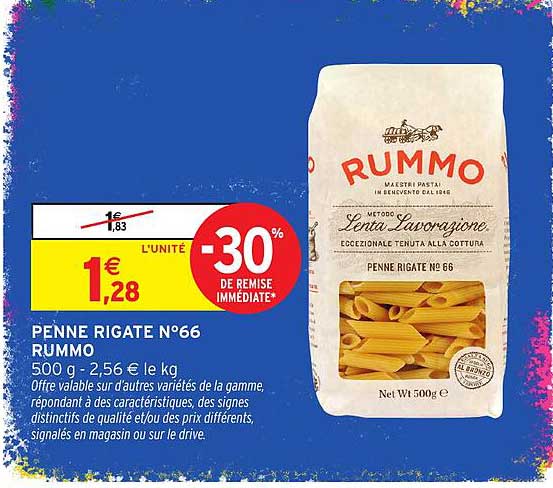 PENNE RIGATE N°66 RUMMO