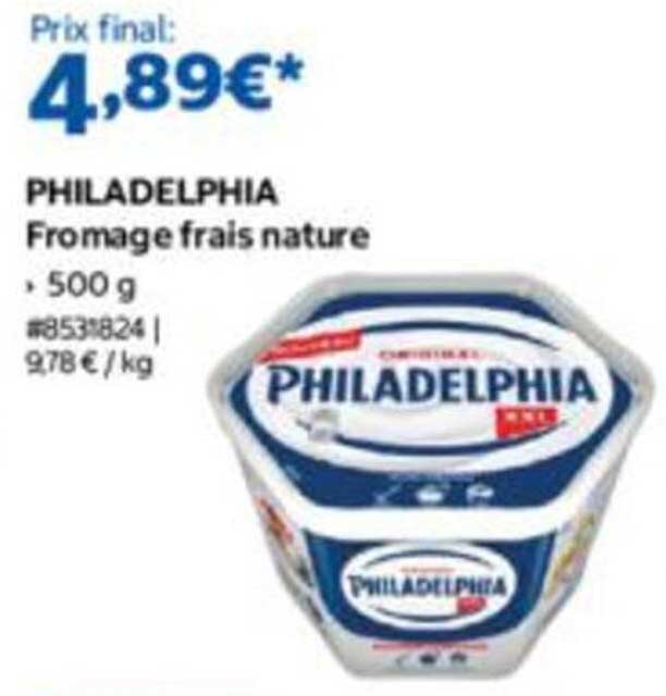 PHILADELPHIA Fromage frais nature • 500 g