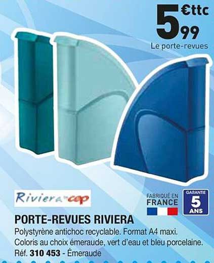 PORTE-REVUES RIVIERA