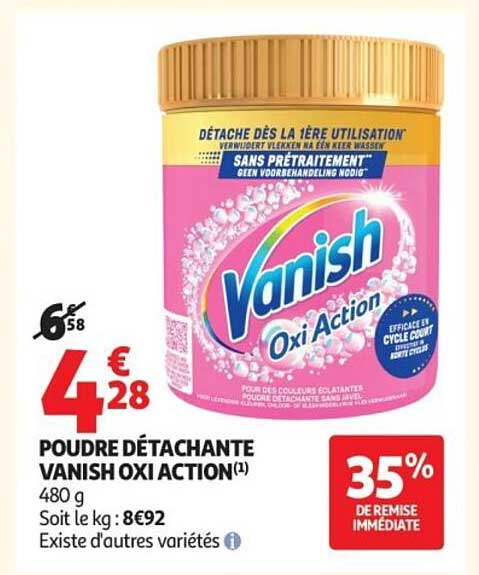 POUDRE DÉTACHANTE VANISH OXI ACTION(1)