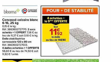 POUR + DE STABILITÉ