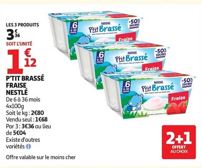 P'TIT BRASSE FRAISE NESTLÉ