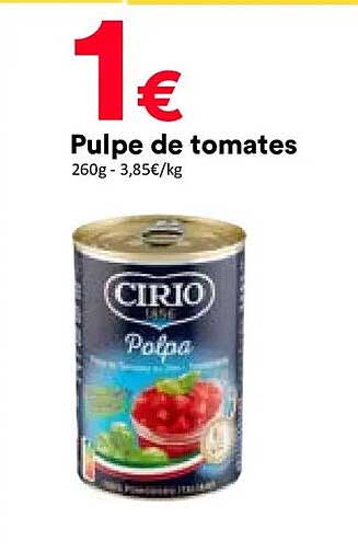 Pulpe de tomates