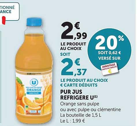 PUR JUS REFRIGERE U